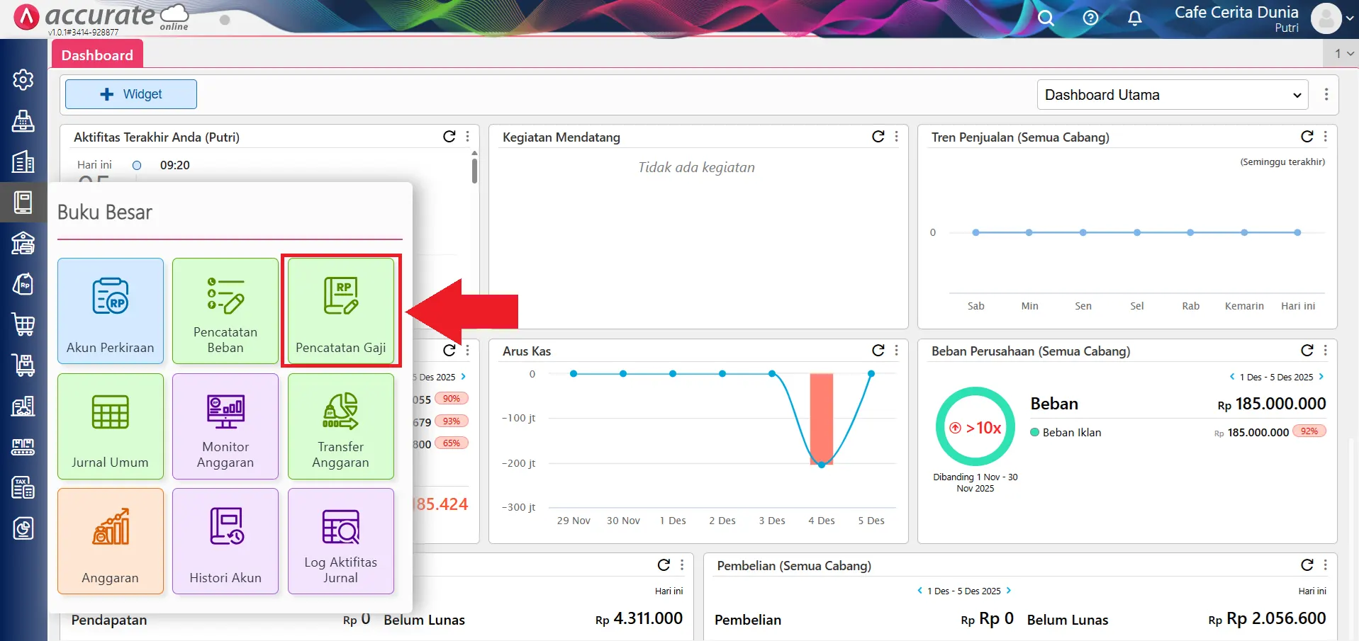 mencatat & menghitung PPh 21 bonus/THR karyawan